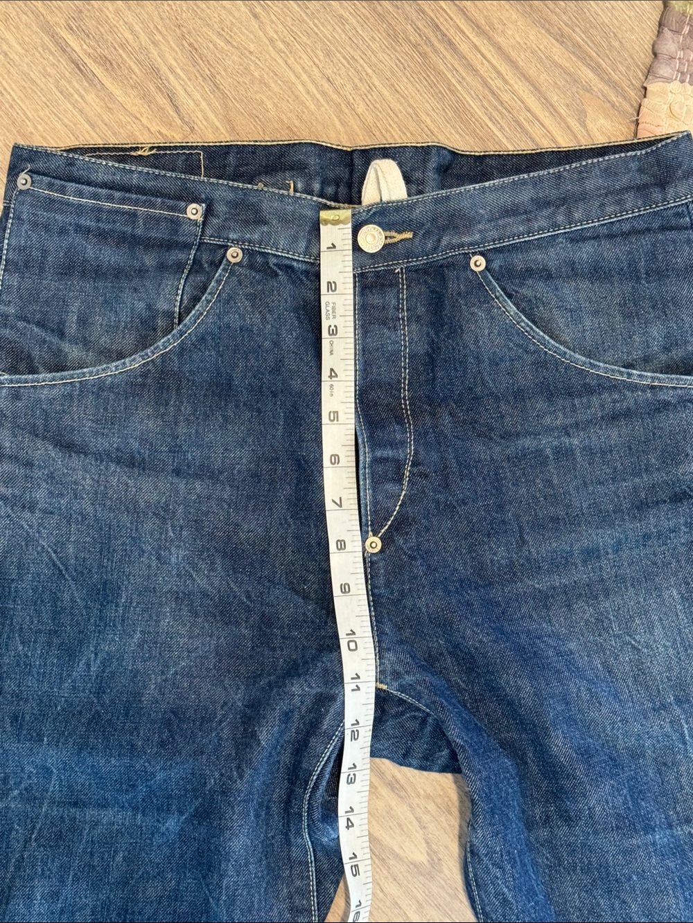 Rare Vintage Engineered Twist Seam LEVIS Jeans Cinch Back Waist - Picture 7 of 7